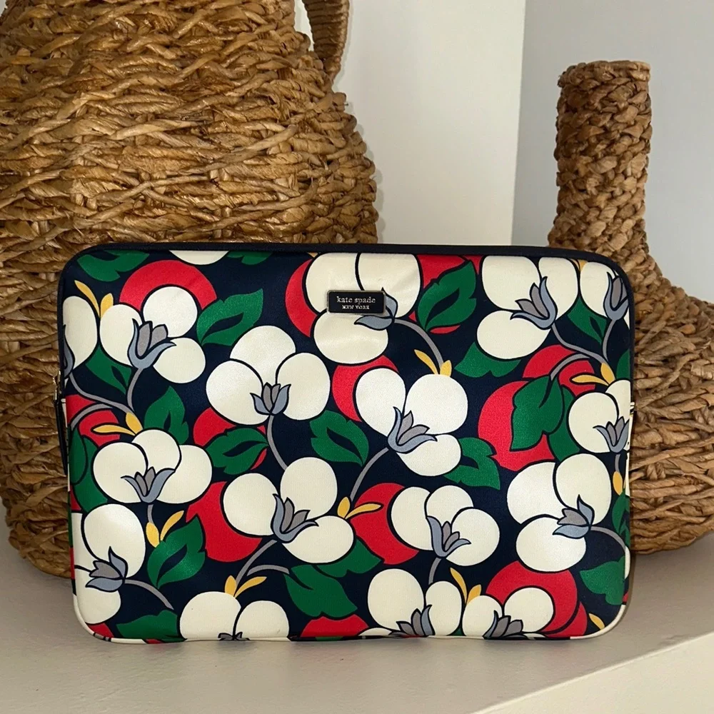 Kate Spade Vibrant Floral Laptop Sleeve